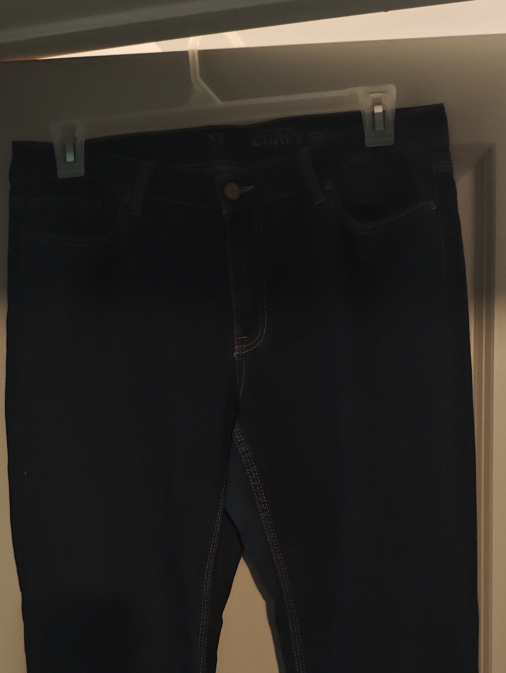NY&C Dark Blue Curvy Skinny Jeans